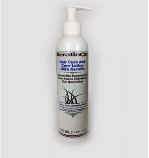 KeratinOX  hair cure and care lotion with keratin mascarilla reparadora para cuero cabelludo   con queratina